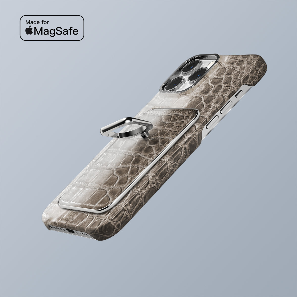 MagSafe Wallet For iPhone 13 Pro In Himalayan Crocodile – Labodet
