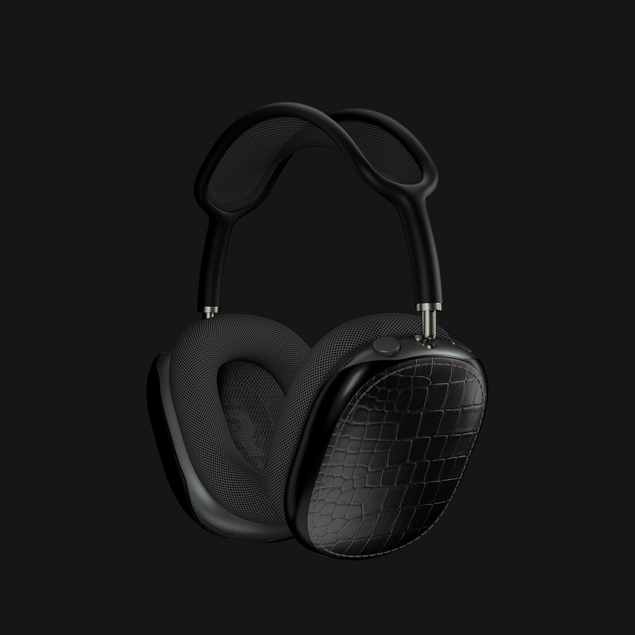 Shells Edition Black For AirPods Max In Alligator