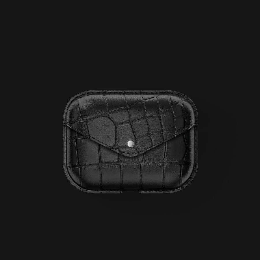 Cover Edition Black For AirPods (4th gen) In Alligator