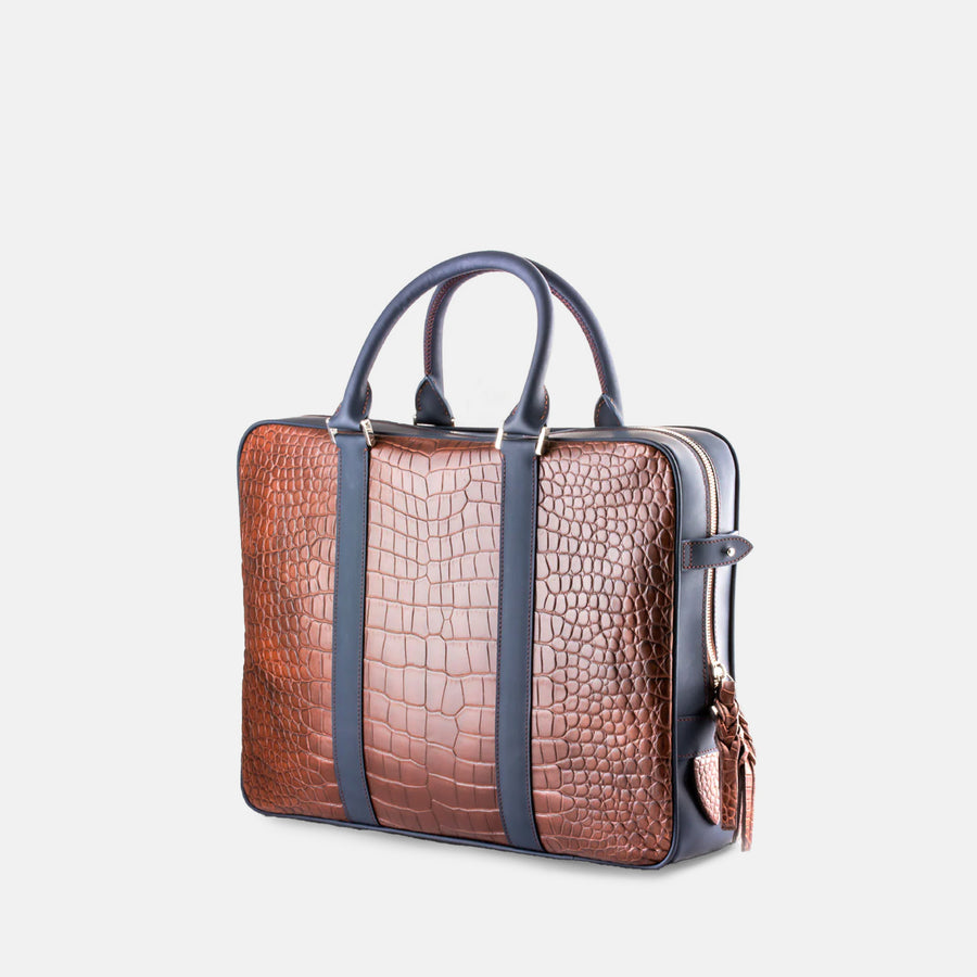 Messenger Bag In Alligator