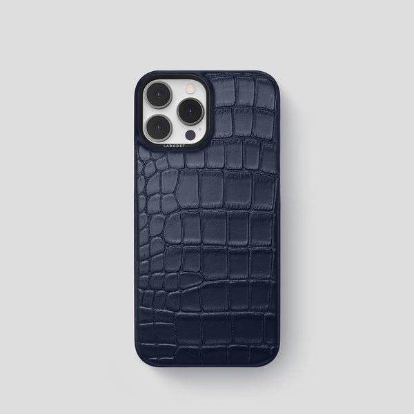 Personalized Navy Blue Crocodile Case-Mate iPhone Case