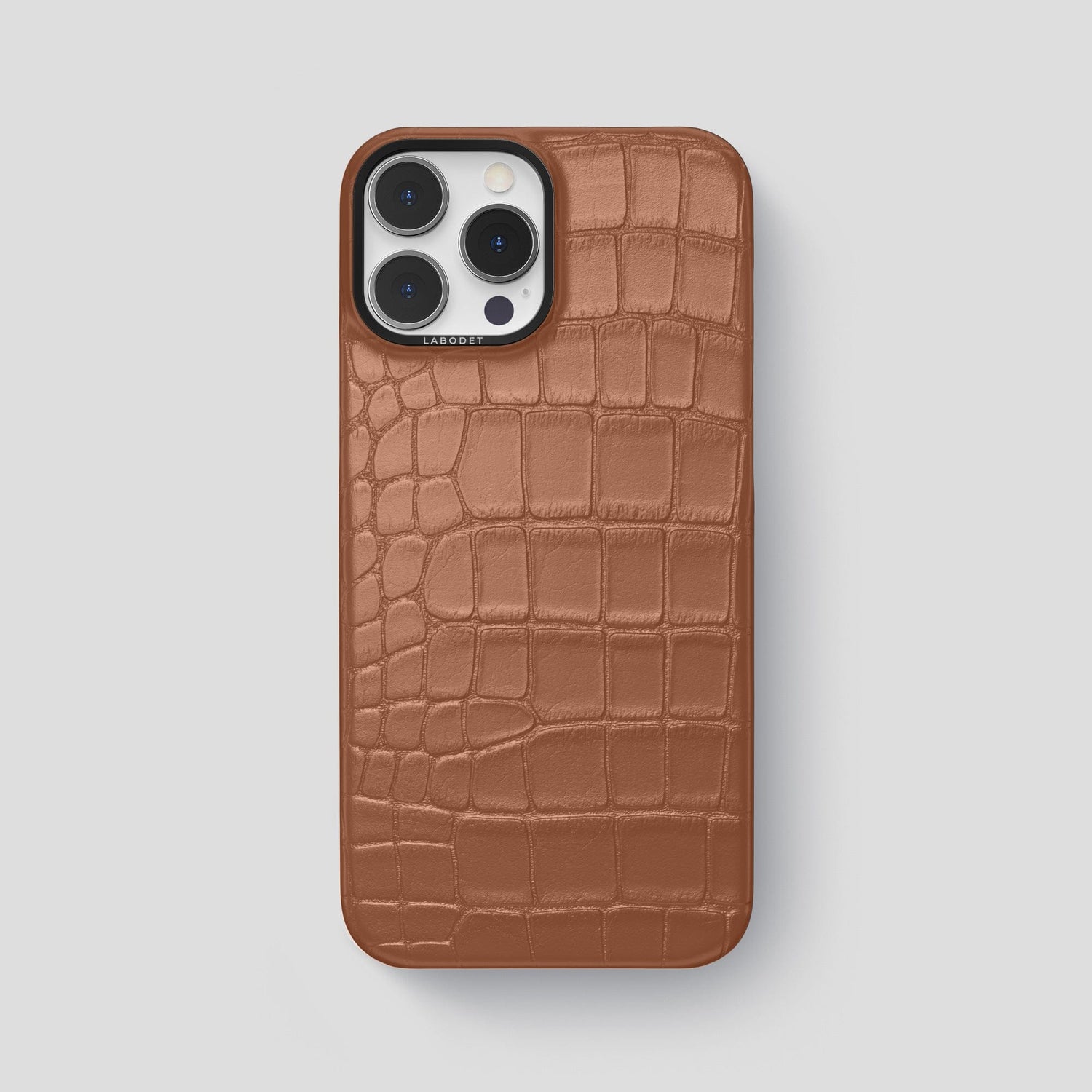 iPhone 15 Pro Leather Case | BandWerk | Brown | Classic Case Aluminium