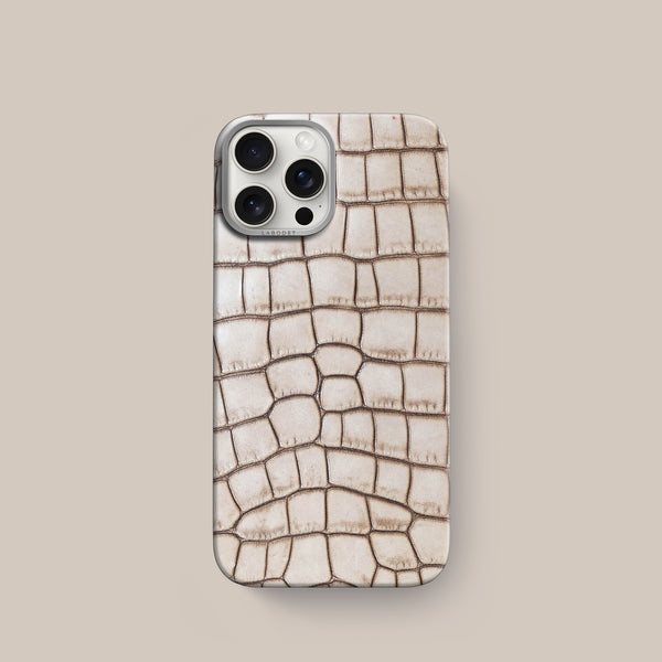 Classic Case 1/1 Cafe Creme For iPhone 16 Pro In Alligator