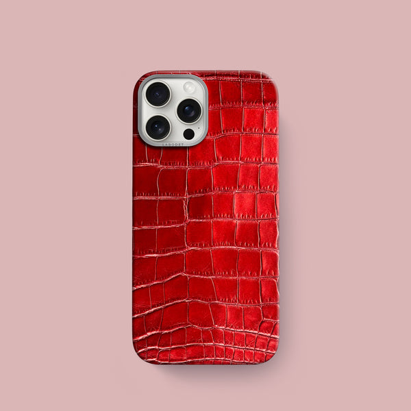 Classic Case 1/1 Disco Red For iPhone 16 Pro In Alligator