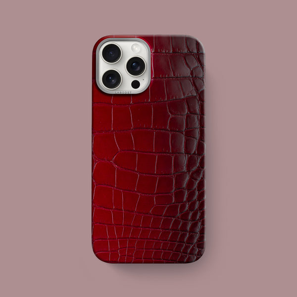 Classic Case 1/1 Velvet For iPhone 16 Pro Max In Himalayan Crocodile