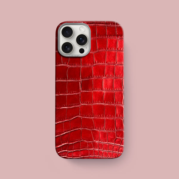 Classic Case 1/1 Disco Red For iPhone 16 Pro Max In Alligator