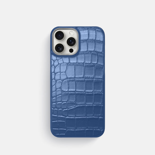 Classic Case For iPhone 16 Pro In Metallic Alligator