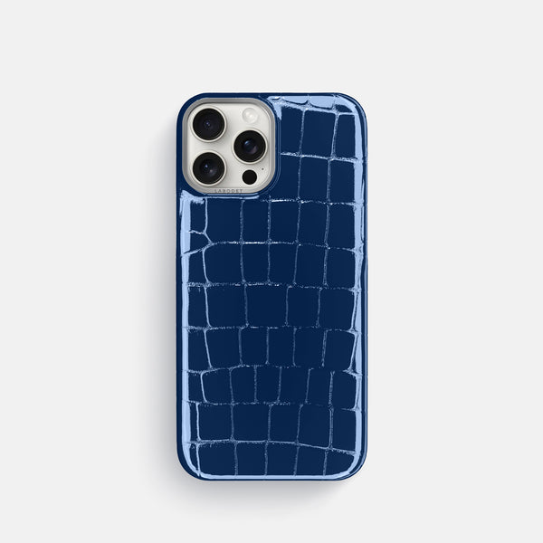 Classic Case For iPhone 16 Pro In Shiny Alligator