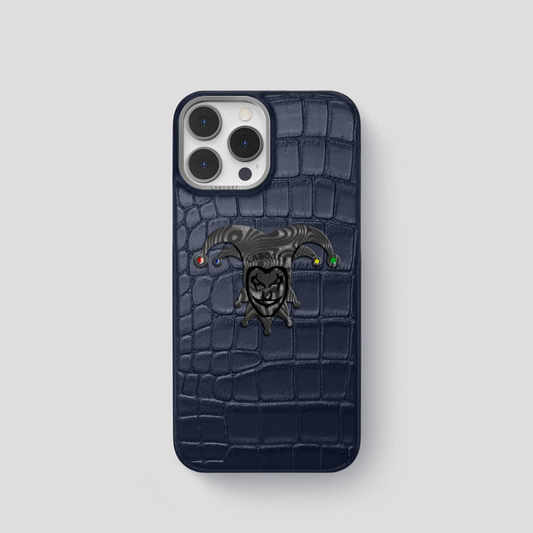 Classic Case With Carbon Joker For iPhone 15 Pro In Alligator