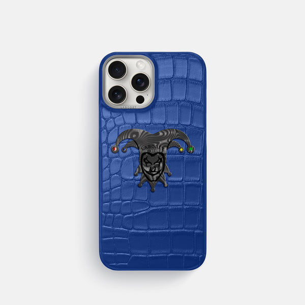 Classic Case With Carbon Joker For iPhone 16 Pro In Alligator