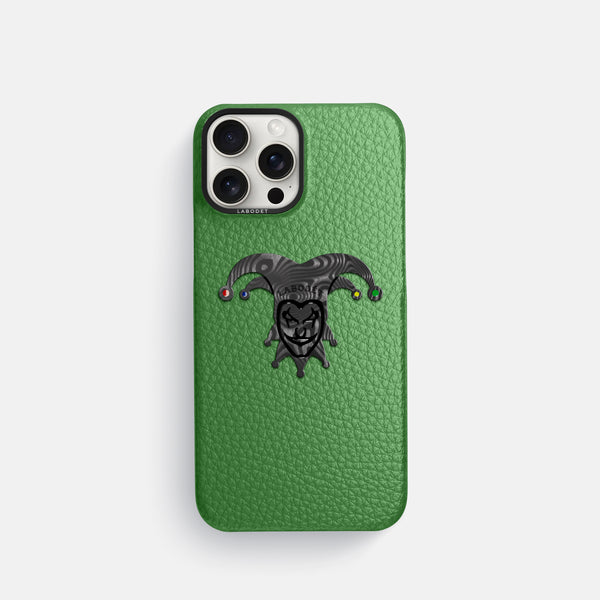 Classic Case With Carbon Joker For iPhone 16 Pro In Calf