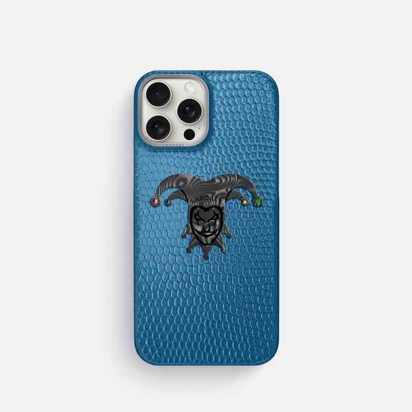 Classic Case With Carbon Joker For iPhone 16 Pro In Lizard