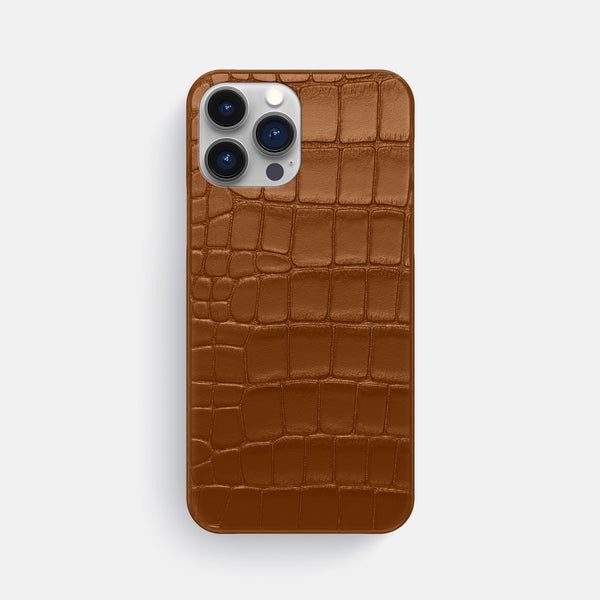 Slim Case For iPhone 16 Pro Max In Alligator