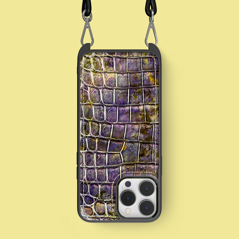 Fluorite iPhone 16 Pro Max Crossbody Sport 1/1 Alligator -1 | Fluorite