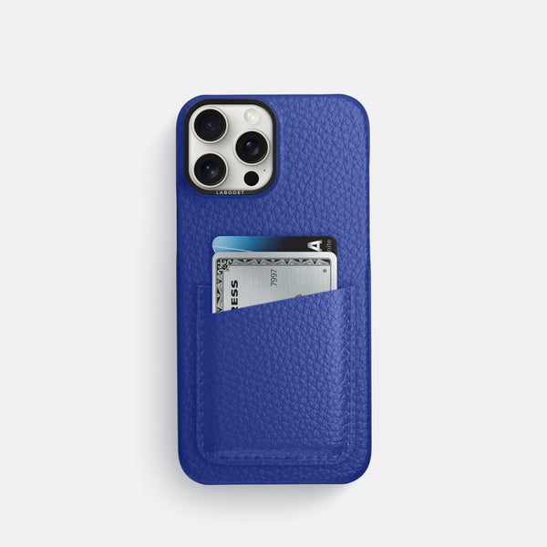 Double Card Case For iPhone 16 Pro In Calf