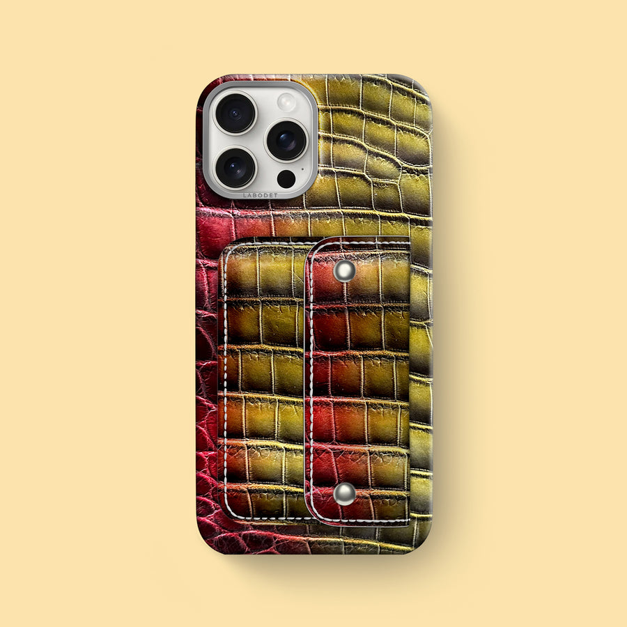 Envelope Case Sunset For iPhone 16 Pro Max In Alligator