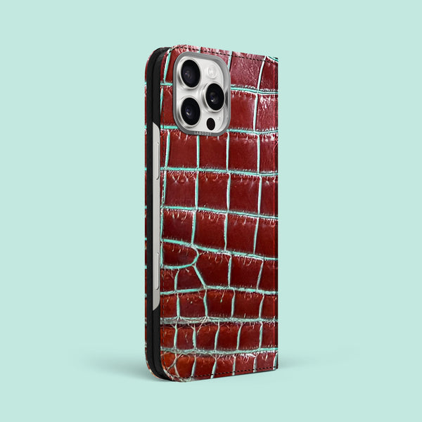 Folio Case 1/1 Clay Court For iPhone 16 Pro Max In Alligator