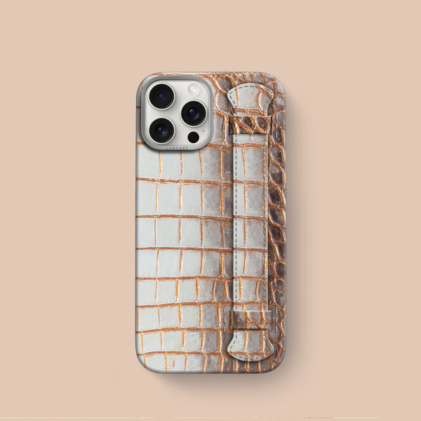 Handle Case 1/1 Aztec For iPhone 16 Pro In Himalayan Crocodile