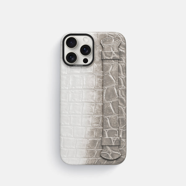 Handle Case For iPhone 16 Pro In Himalayan Crocodile