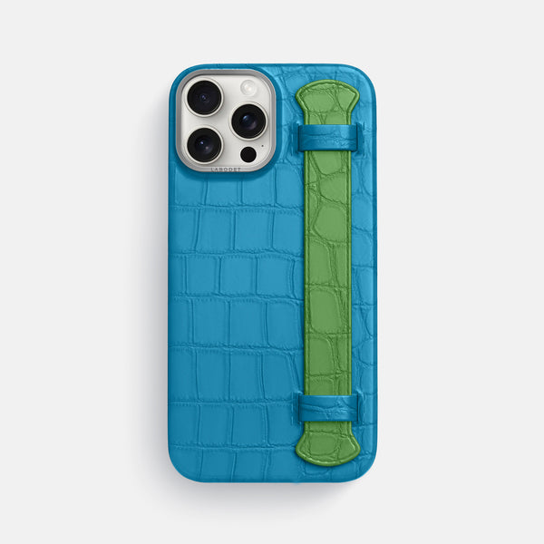 Handle Case Coloré For iPhone 16 Pro Max In Alligator