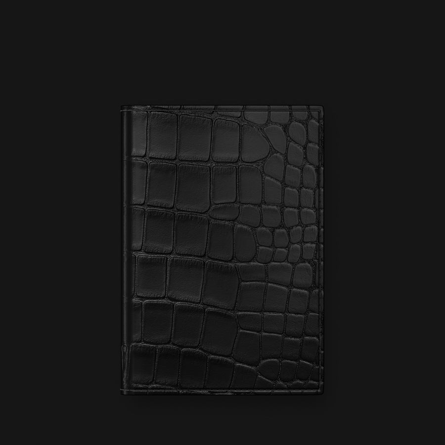 Accessory Passport Cover Edition Black In Alligator