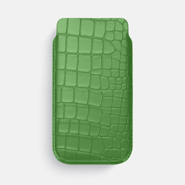 Pouch Case For iPhone 16 Pro Max In Alligator