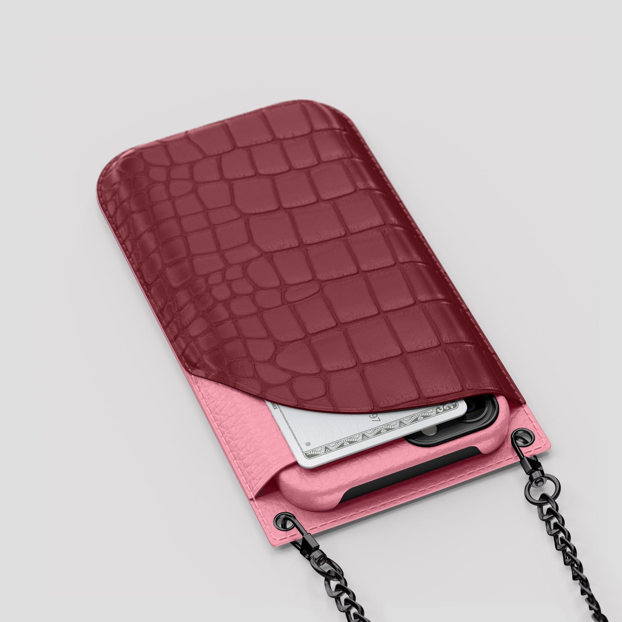 iPhone 14 Pro Max Crossbody Bag Alligator