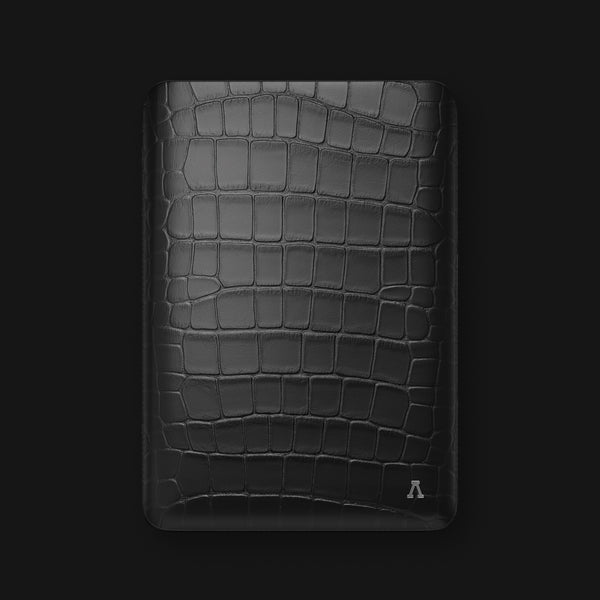 Sleeve Edition Black For MacBook Air 13-inch (2022 / 2024) In Alligator