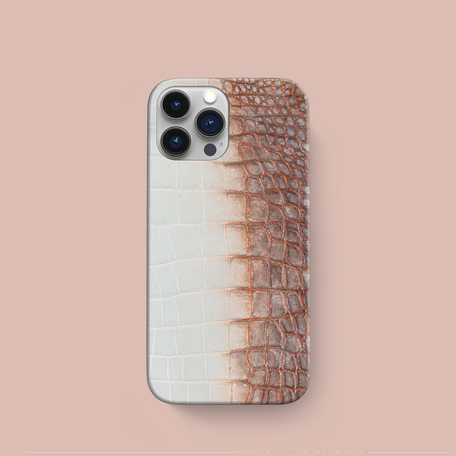 Slim Case 1/1 African For iPhone 16 Pro In Himalayan Crocodile