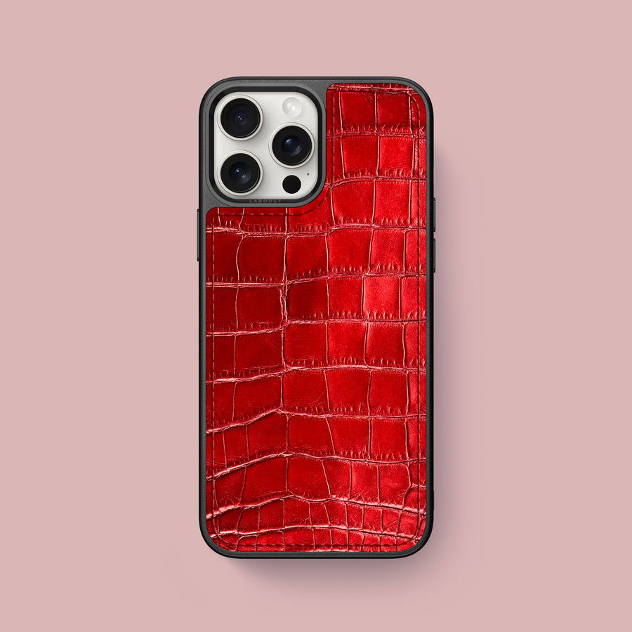 Sport Case 1/1 Disco Red For iPhone 16 Pro Max In Alligator