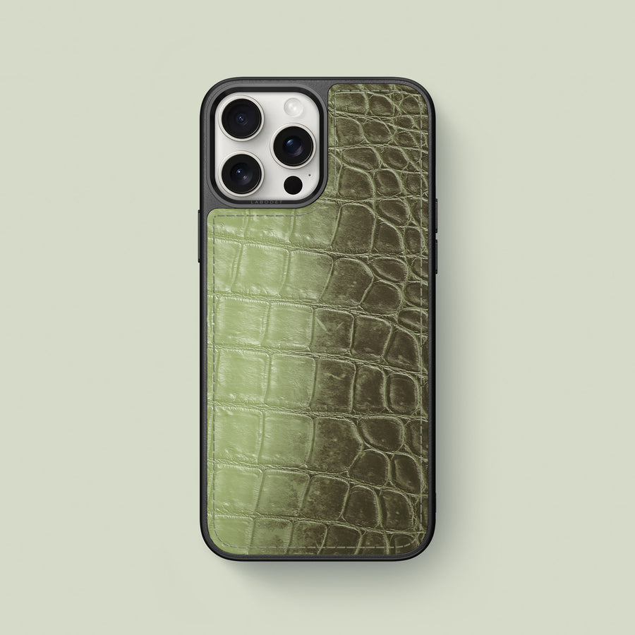 Sport Case Celadon Green For iPhone 16 Pro Max In Himalayan Crocodile