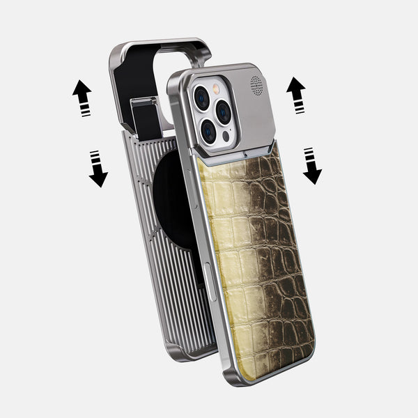 Cyber Case For iPhone 16 Pro In Himalayan Crocodile