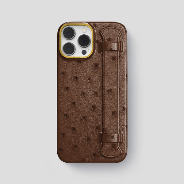 Luxury iPhone 13 Pro Max Case : Brown Checks