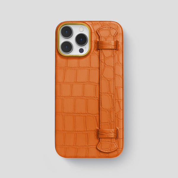 Handle Case For iPhone 13 Pro Max In Alligator