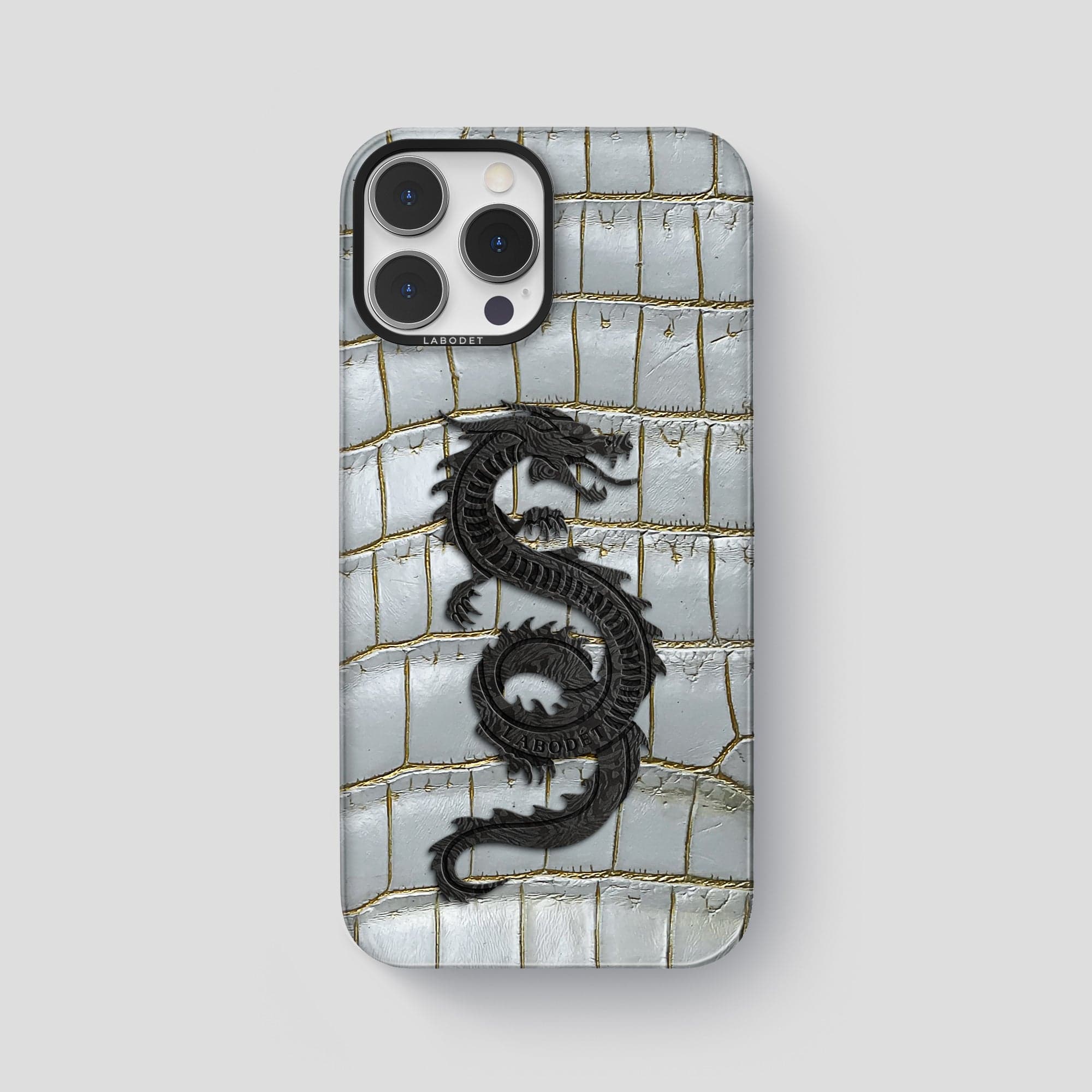 iPhone 14 Pro Max Classic Case Alligator with Carbon Snake – Labodet