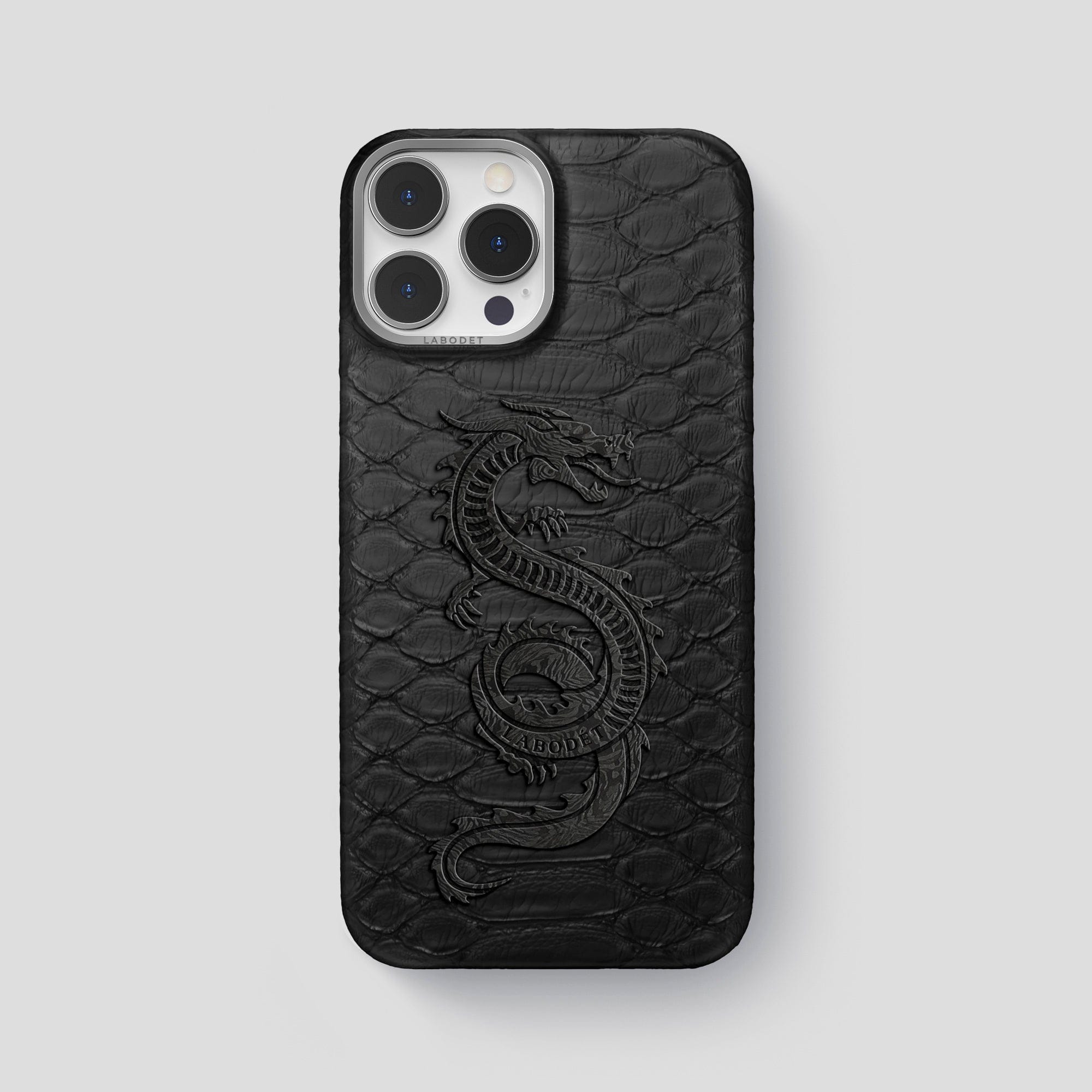 Classic Case with Carbon Dragon For iPhone 14 Pro Max In Python 