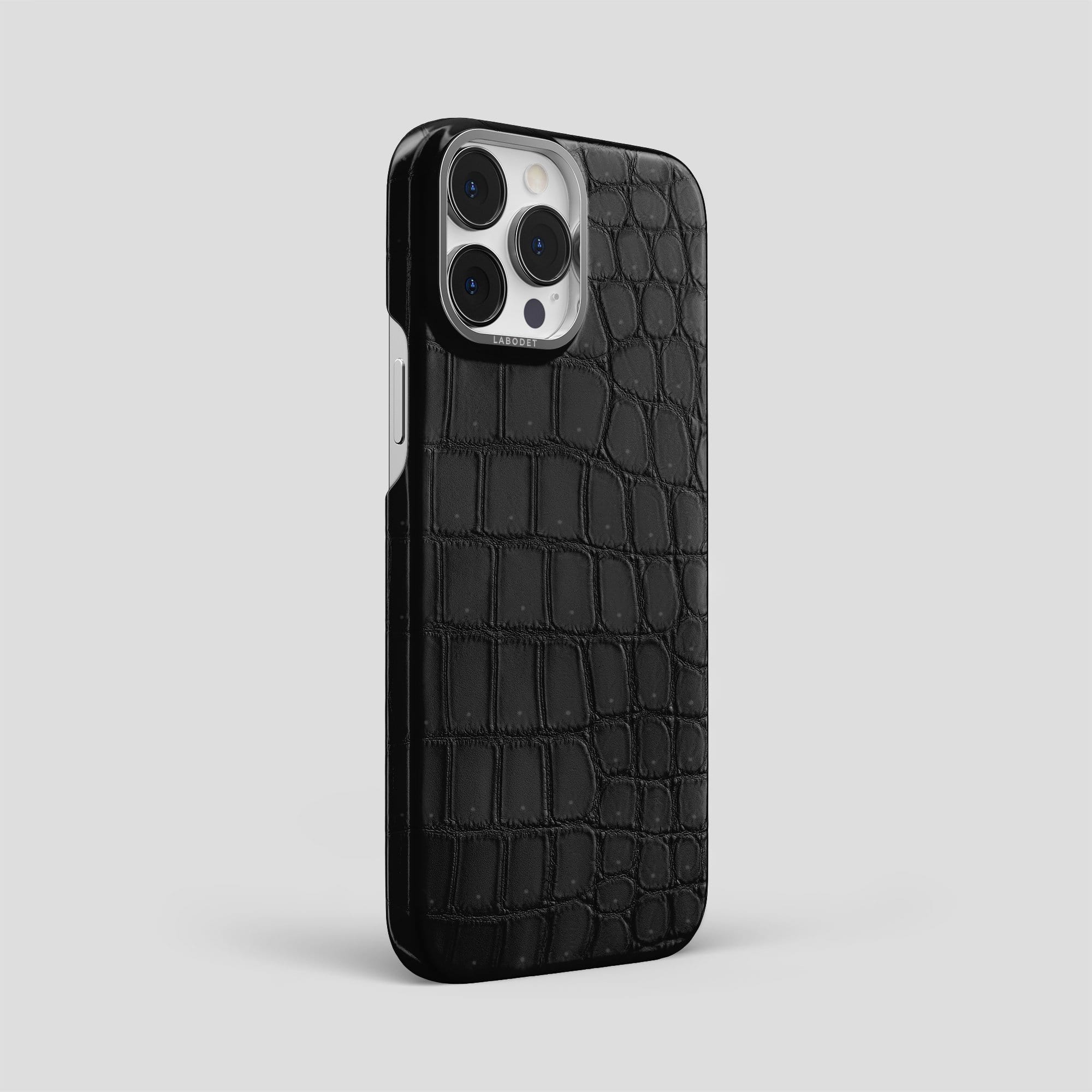 Classic Case For iPhone 14 Pro Max In Porosus Crocodile Labodet