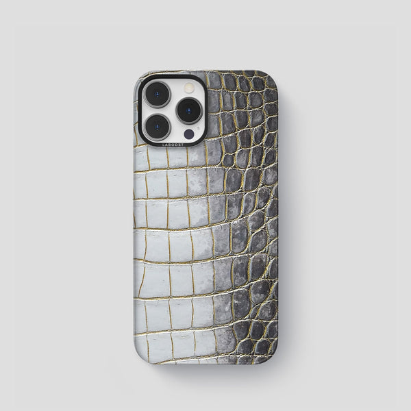 Classic Case For iPhone 14 Pro In Himalayan Crocodile