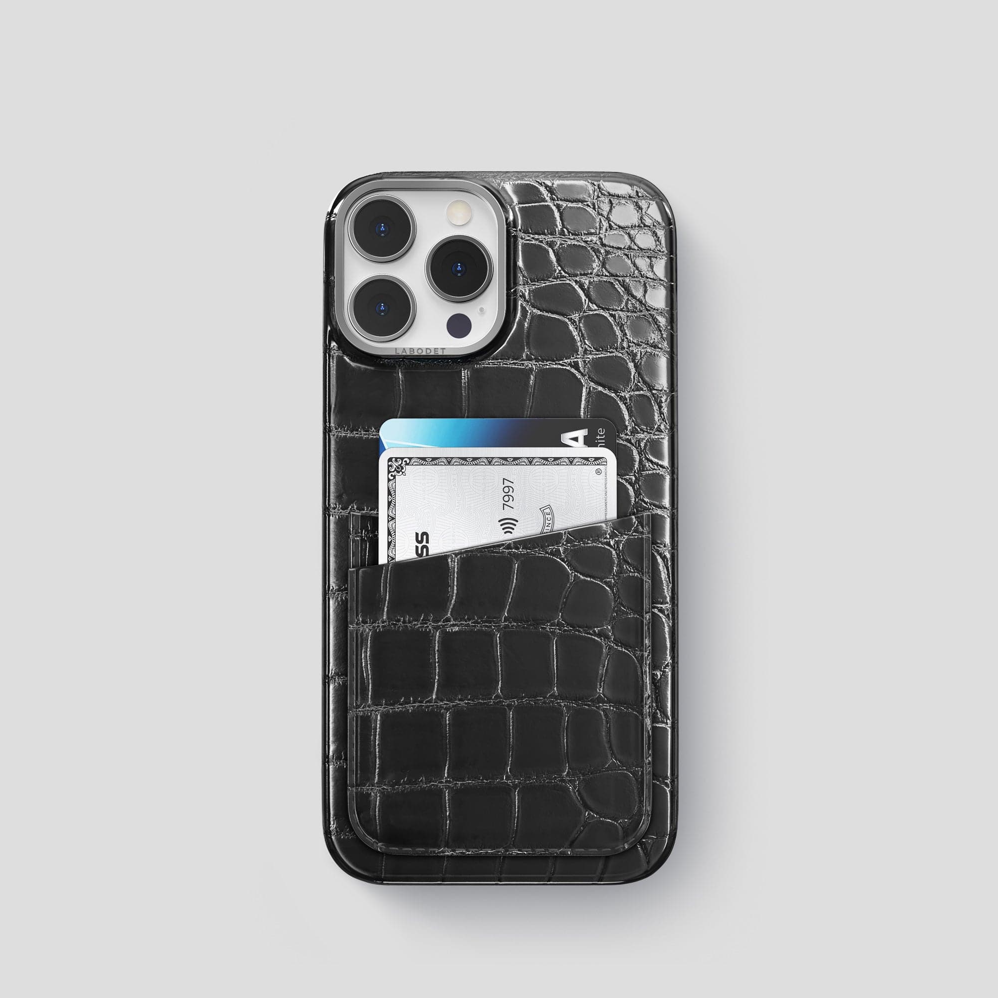 iPhone 14 Pro Max Classic Case Alligator with Carbon Snake – Labodet