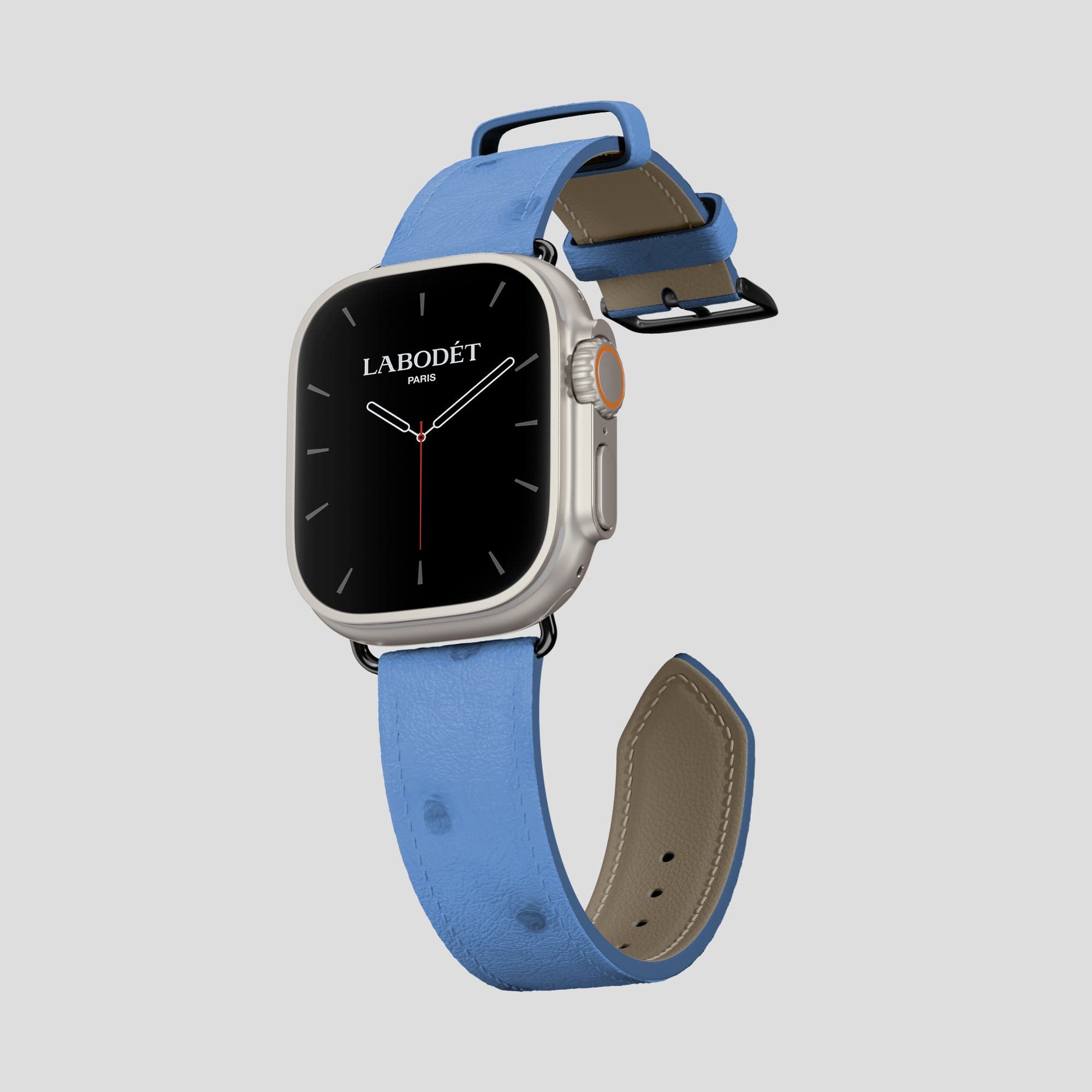 Classic Strap For Apple Watch Ultra 49mm In Ostrich